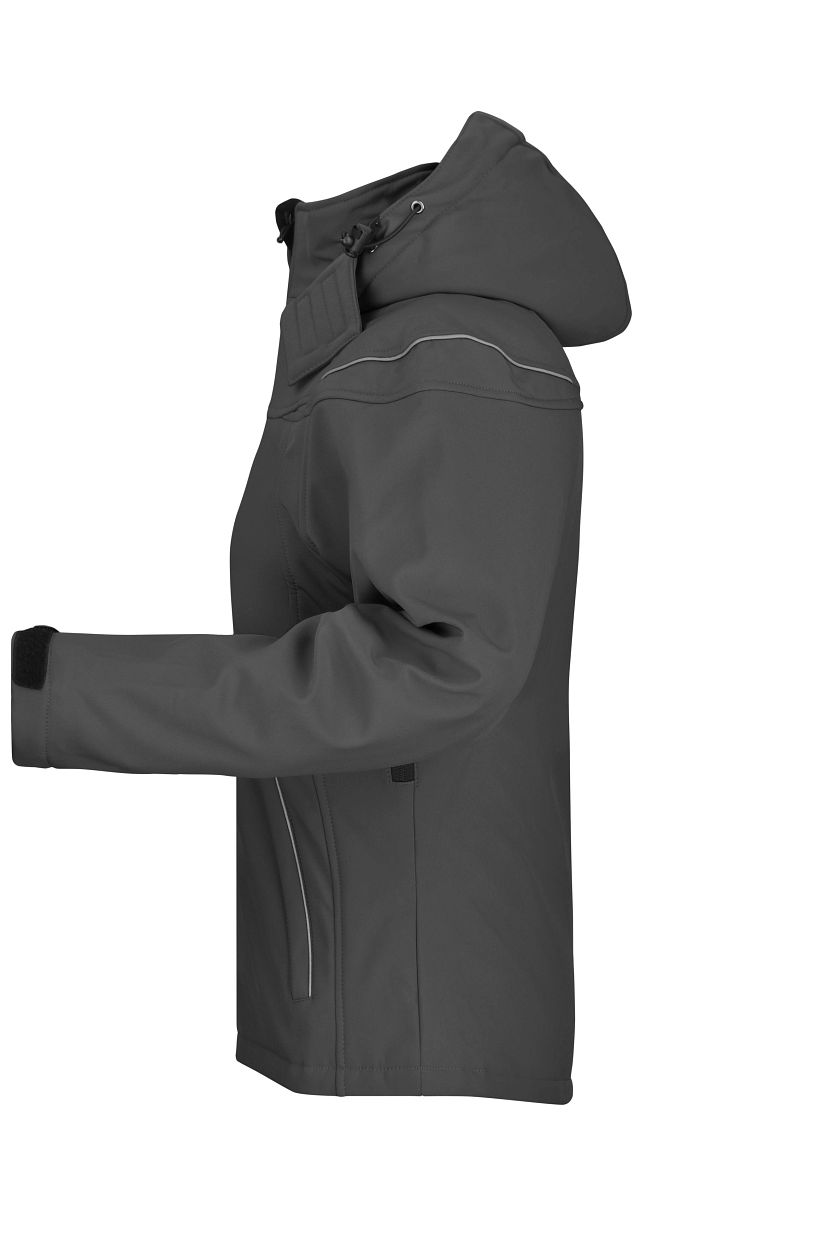 Ladies' Winter Softshell Jacket "JN1001" in Black, Größe 2XL - Daiber