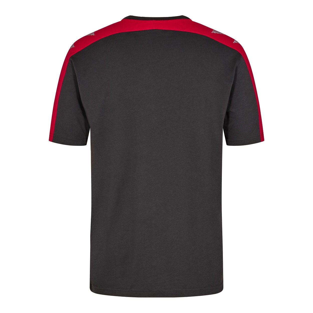 ENGEL Galaxy T-Shirt in Anthrazit Grau/Tomato Red, Größe XS