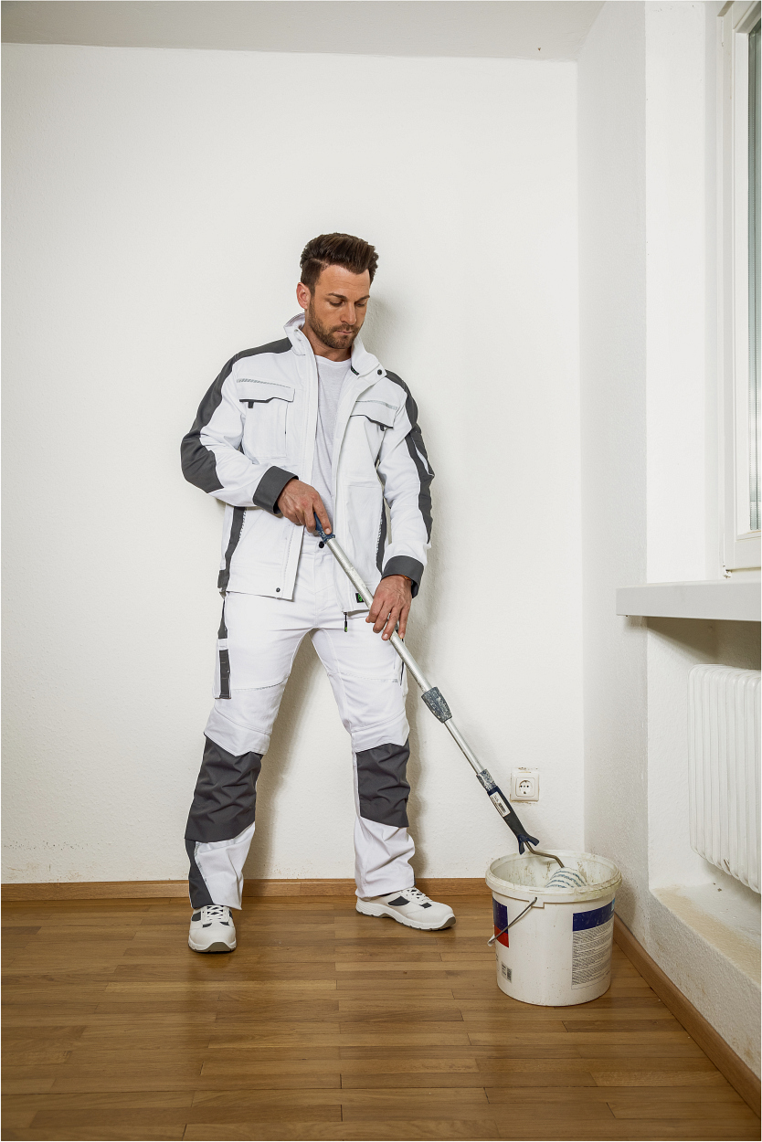 Bundjacke Flex Line Weiß/Grau FLEXJ, Gr. 2XL von Leibwächter