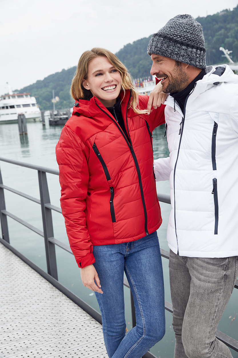 Men's Outdoor Hybrid Jacket "JN1050" in White, Größe 3XL - Daiber