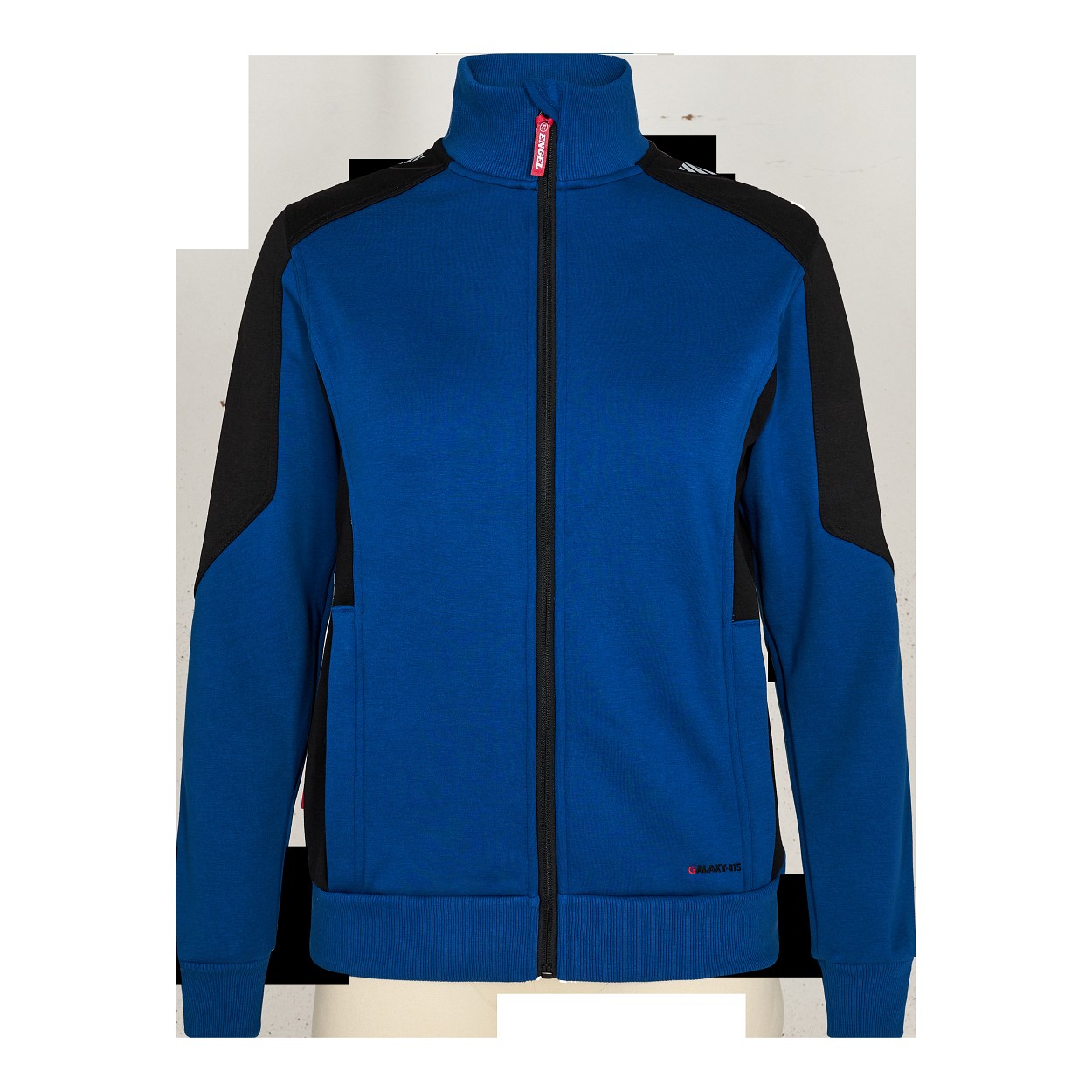 ENGEL Galaxy Damen Sweatcardigan in Surfer Blue/Schwarz, Größe XS