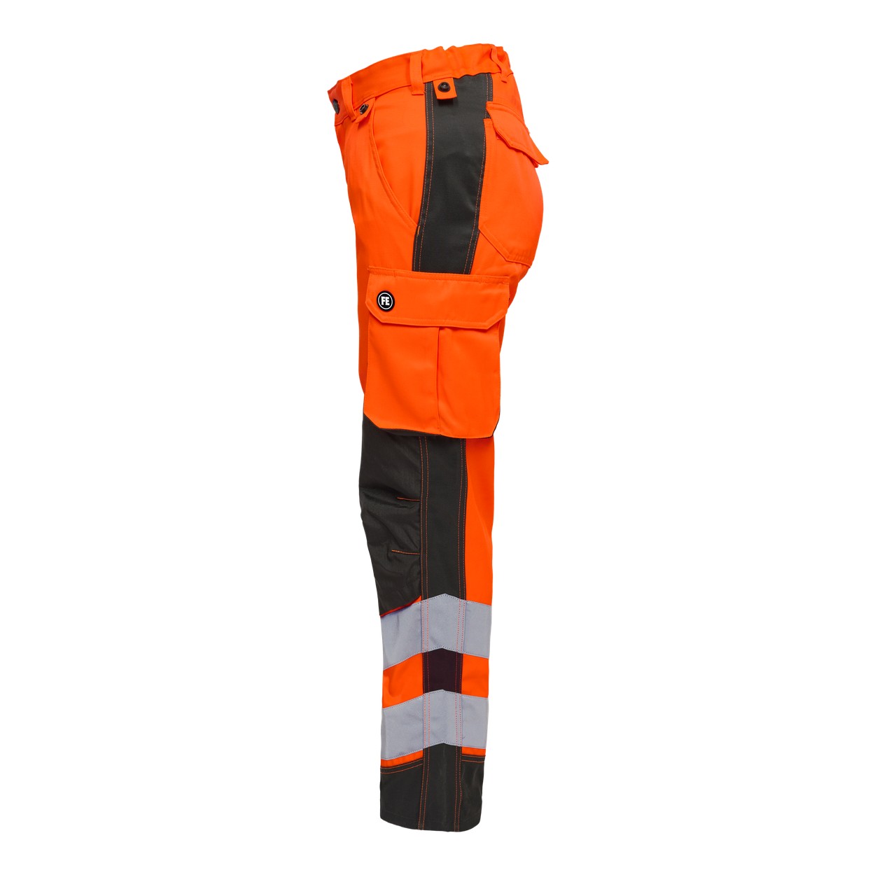 ENGEL Safety Light Damen Arbeitshose in Orange/Anthrazit Grau, Größe 48