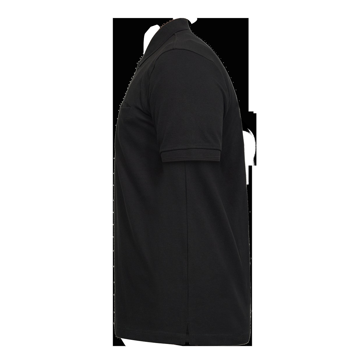 ENGEL Extend Poloshirt mit Brusttasche in Schwarz, Größe XS