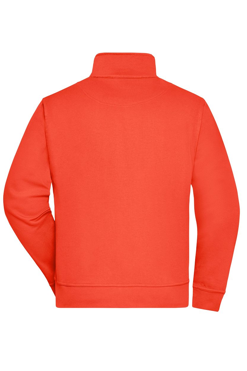 Workwear Sweat Jacket "JN836" in Spicy-Orange, Größe 6XL - Daiber