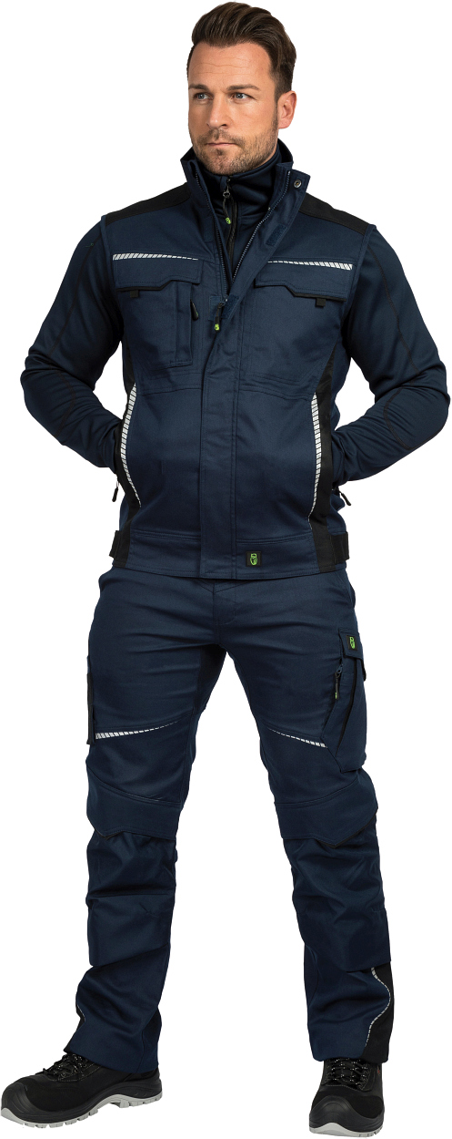 Weste Flex Line Marine/Schwarz FLEXV, Gr. 3XL von Leibwächter Weste FLEXV30 Flex Line in Marine/Schwarz, Gr. 7XL von Leibwächter