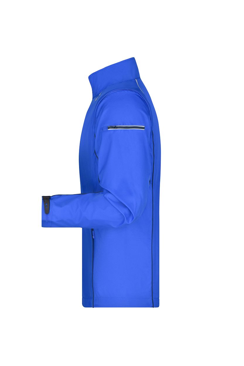 Men's Zip-Off Softshell Jacket "JN1122" in Nautic-Blue/Navy, Größe 3XL - Daiber