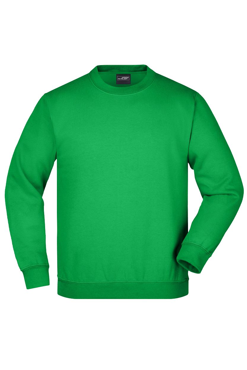Round-Sweat Heavy Junior "JN040K" in Fern-Green, Größe 2XL - Daiber