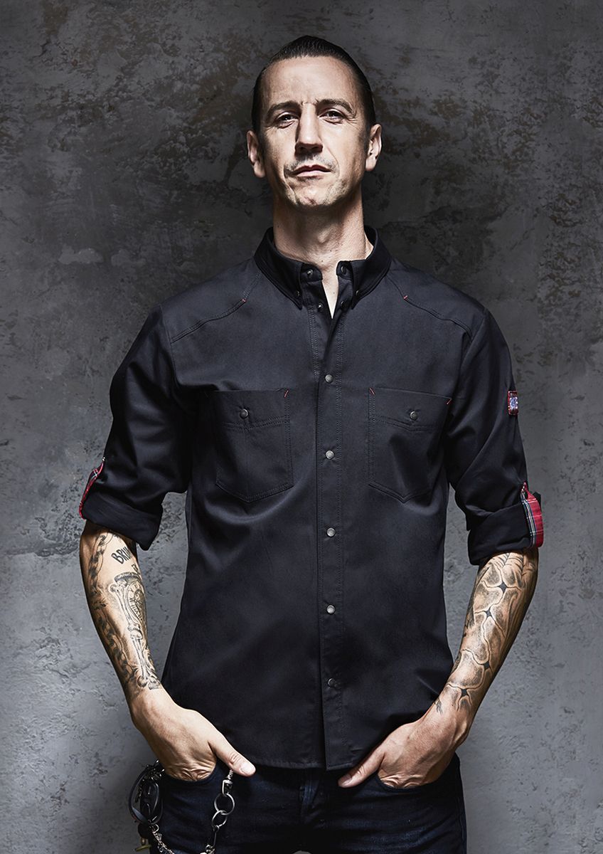 Kochhemd Button-Down ROCK CHEF®-Stage2 Größe 66 in Schwarz von Karlowsky
