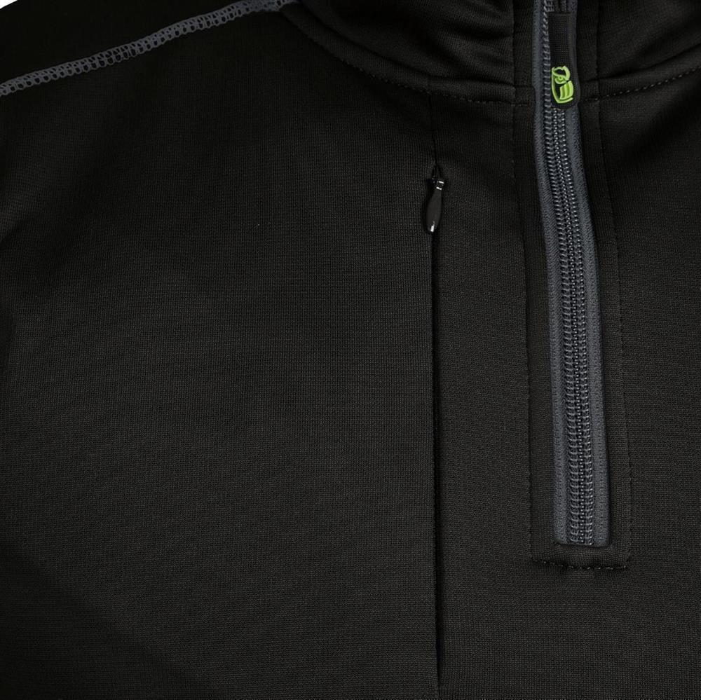 Funktionsshirt "Ulli" Flex Line Schwarz/Grau FLEXF, Gr. 2XL von Leibwächter
