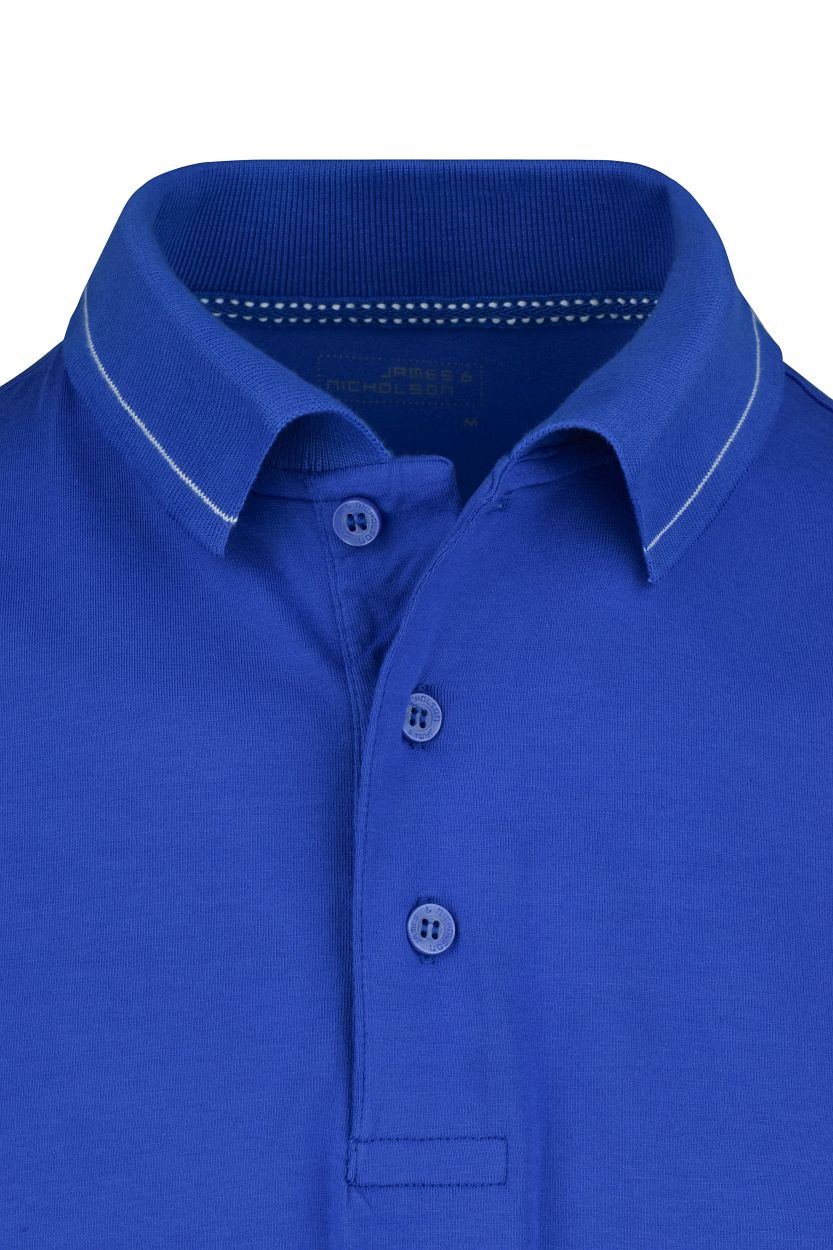 Men's Elastic Polo "JN569" in White/Black, Größe 3XL - Daiber