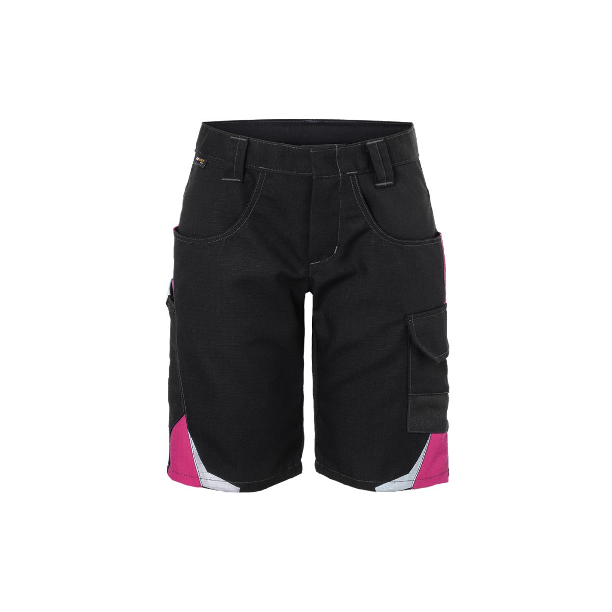 KÜBLER KIDZ Kindershorts in Schwarz / Pink, Größe 122-128