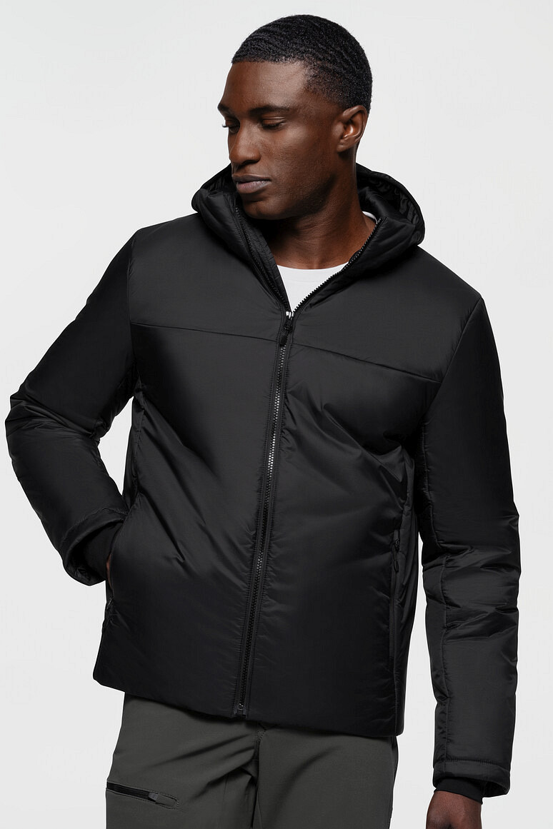 HAKRO 889 Kapuzen Thermo Loftjacke in schwarz, Größe 6XL