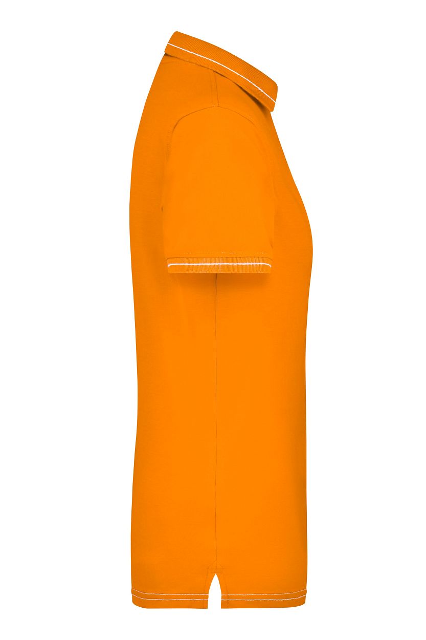 Ladies' Elastic Polo "JN568" in Orange/White, Größe 2XL - Daiber