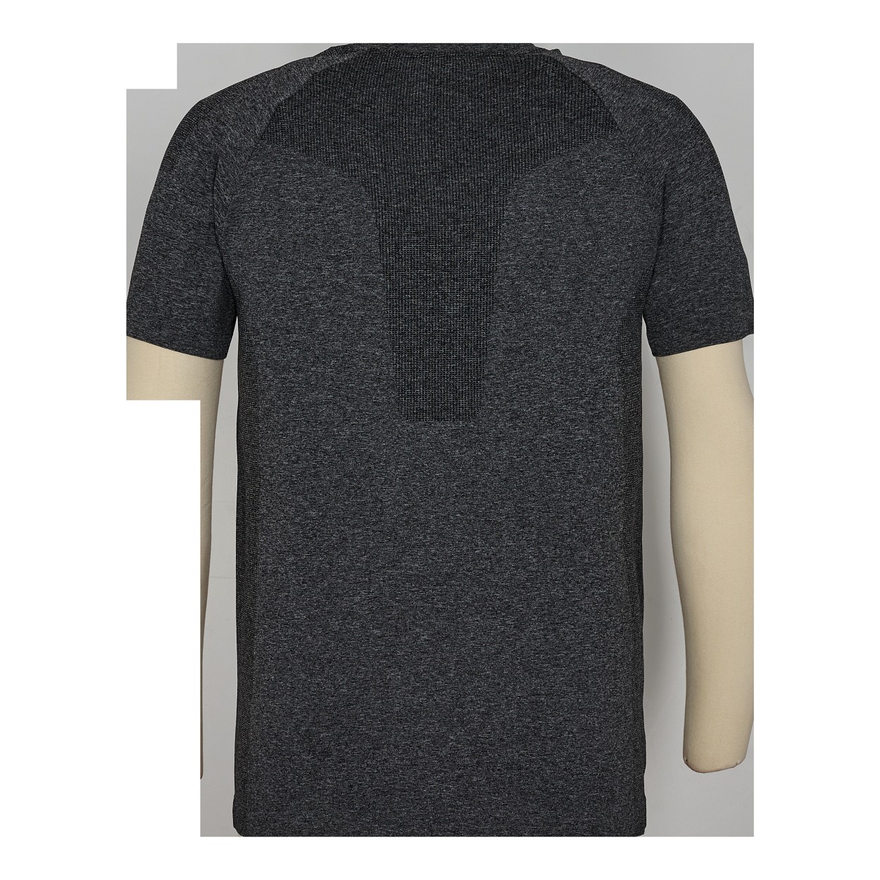 ENGEL X-treme Seamless T-Shirt in Black Melange, Größe S/M