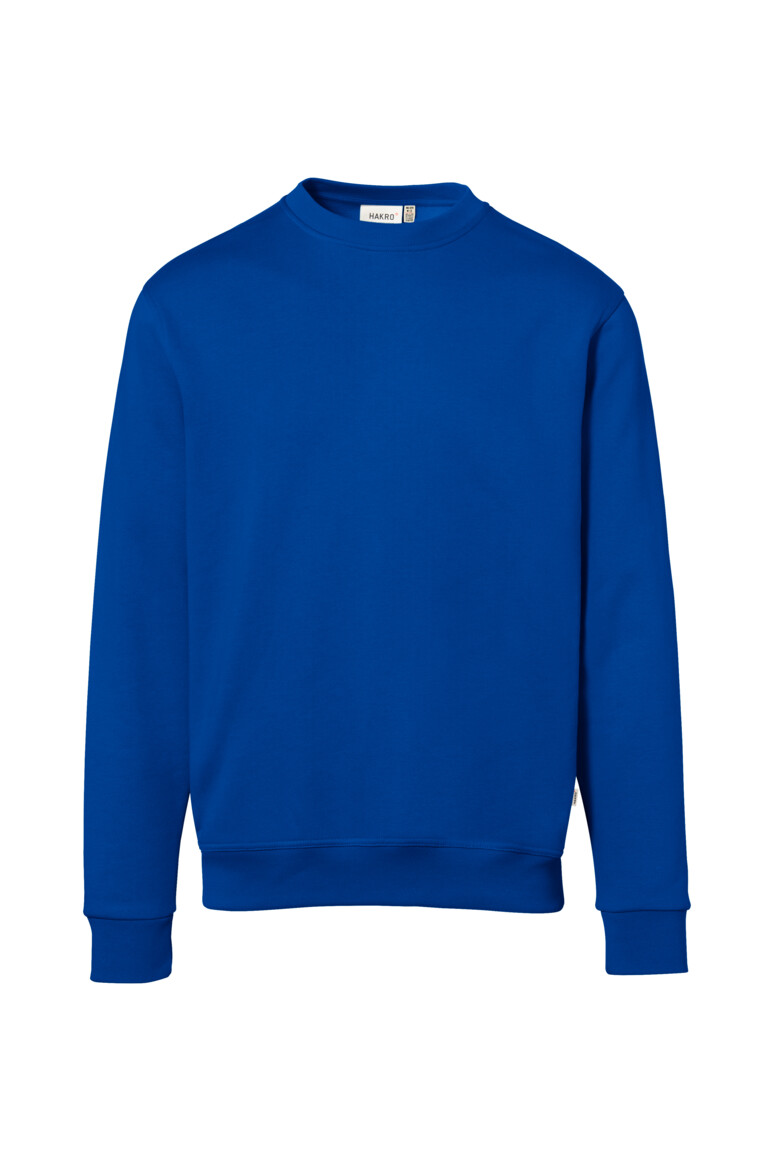 HAKRO 570 Sweatshirt Bio-Baumwolle GOTS in Royalblau, Größe 6XL