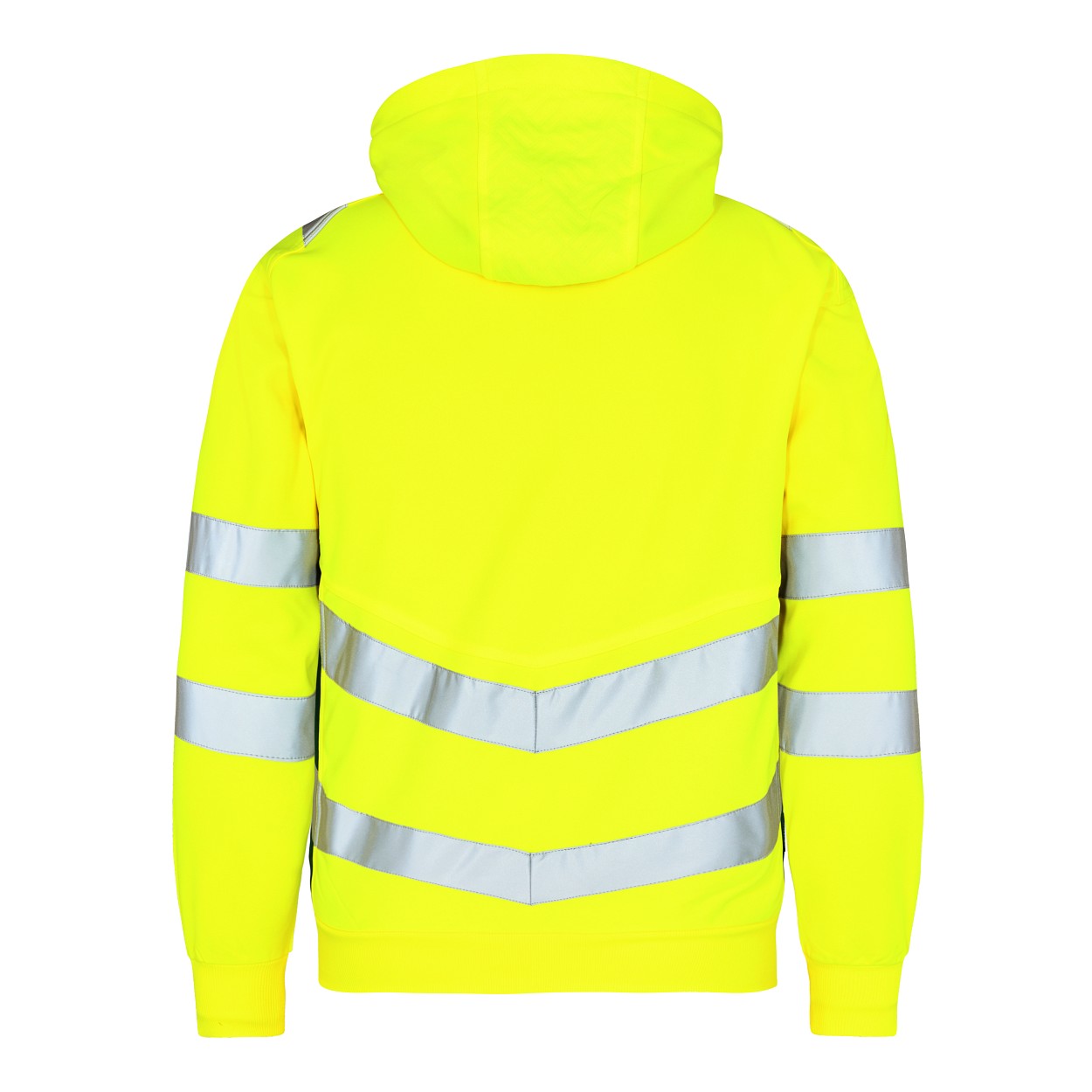 ENGEL Safety Sweatcardigan in Gelb/Grün, Größe XS