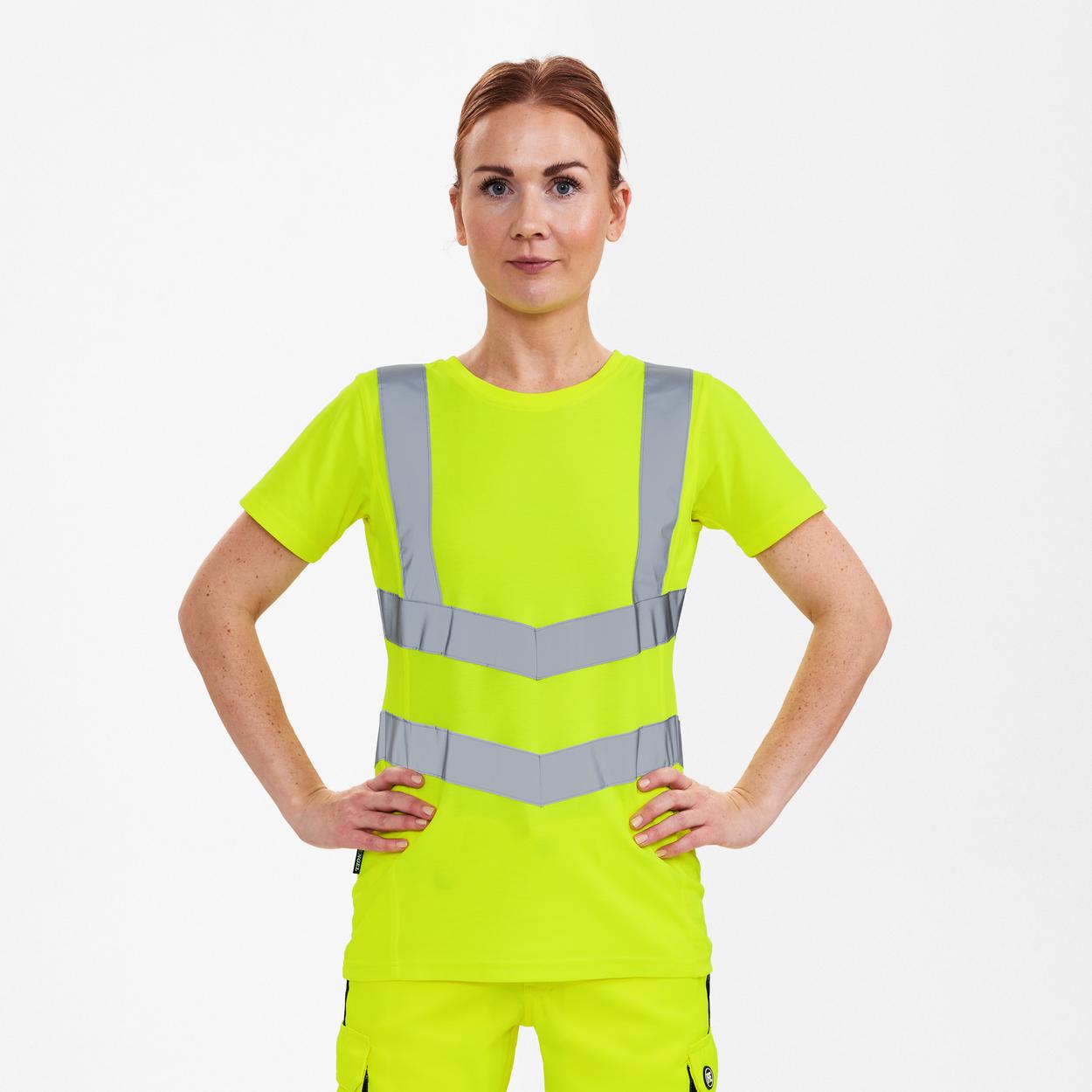 ENGEL Safety Damen T-Shirt in Gelb, Größe XS