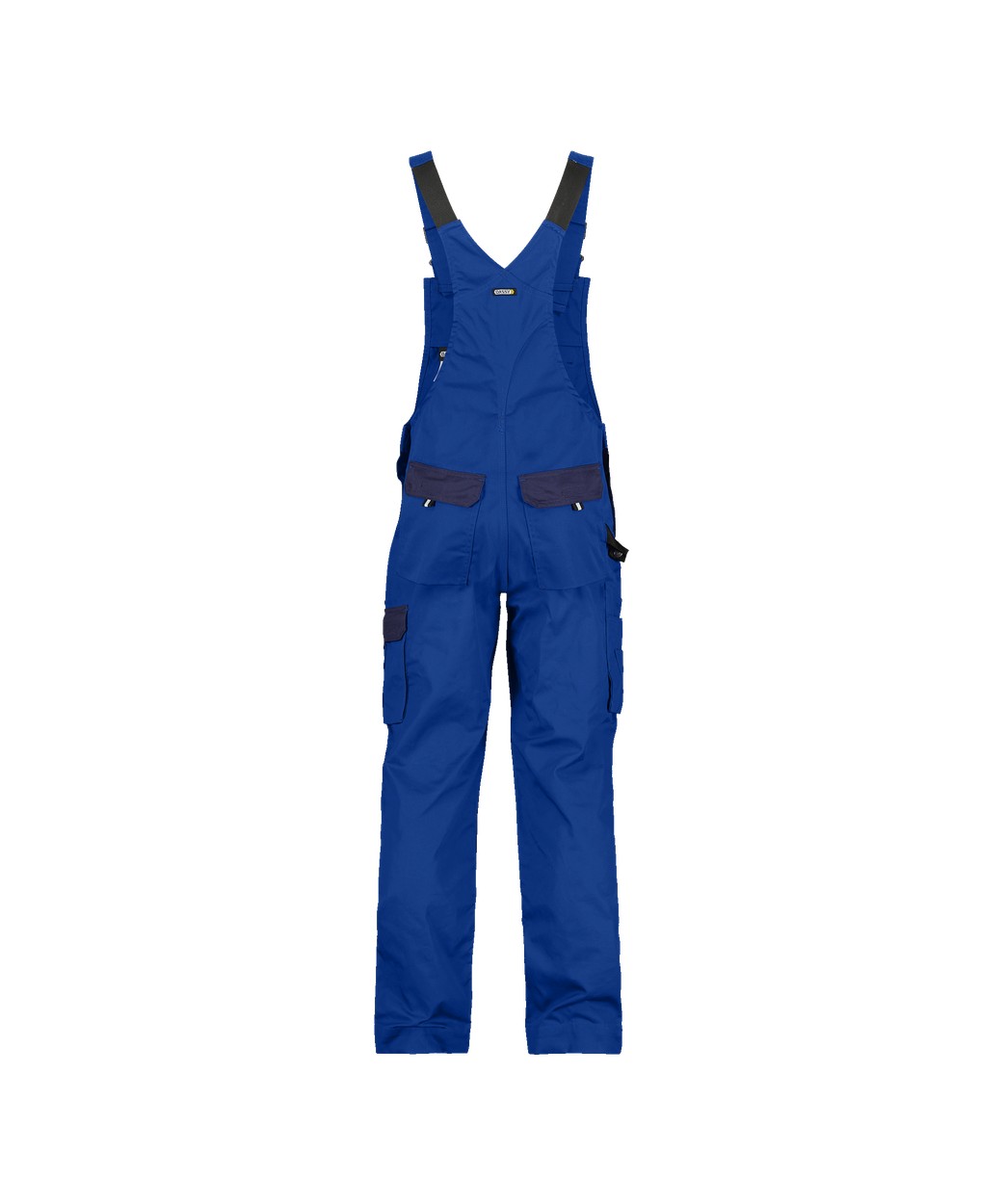 Zweifarbige Arbeitslatzhose mit Kniepolstertaschen "DASSY® Versailles" in KORNBLAU/DUNKELBLAU, Größe 58 - langer Schritt PESCO61