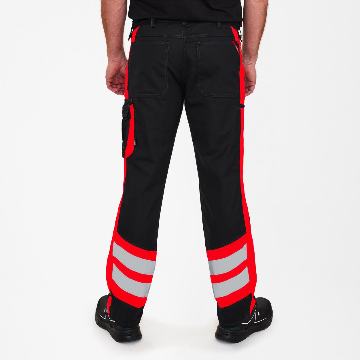 ENGEL Cargo Arbeitshose in Schwarz/Rot, Größe 106