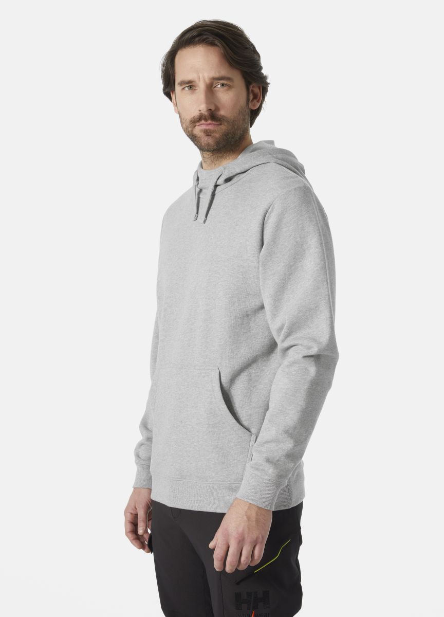 Hoodie Classic in Grey Melange, Gr. 5XL von Helly Hansen Workwear