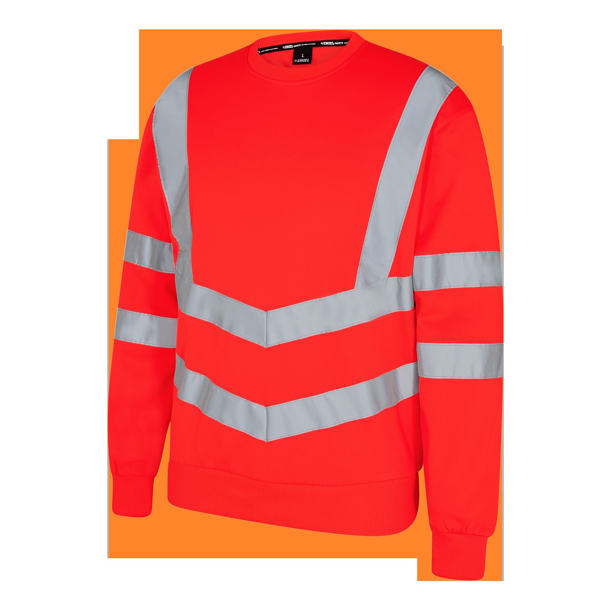 ENGEL Safety Sweatshirt in Rot, Größe XS