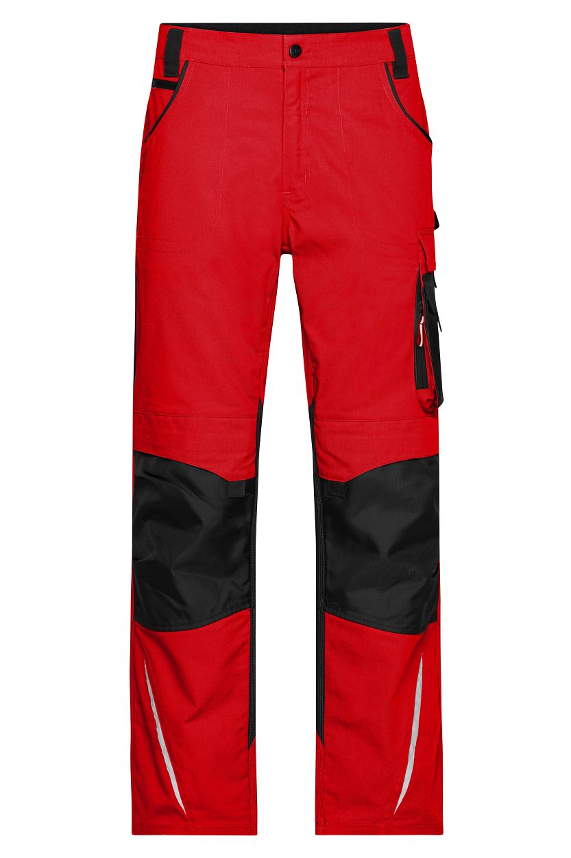 Workwear Pants - STRONG - "JN832" in Red/Black, Größe 110 - Daiber