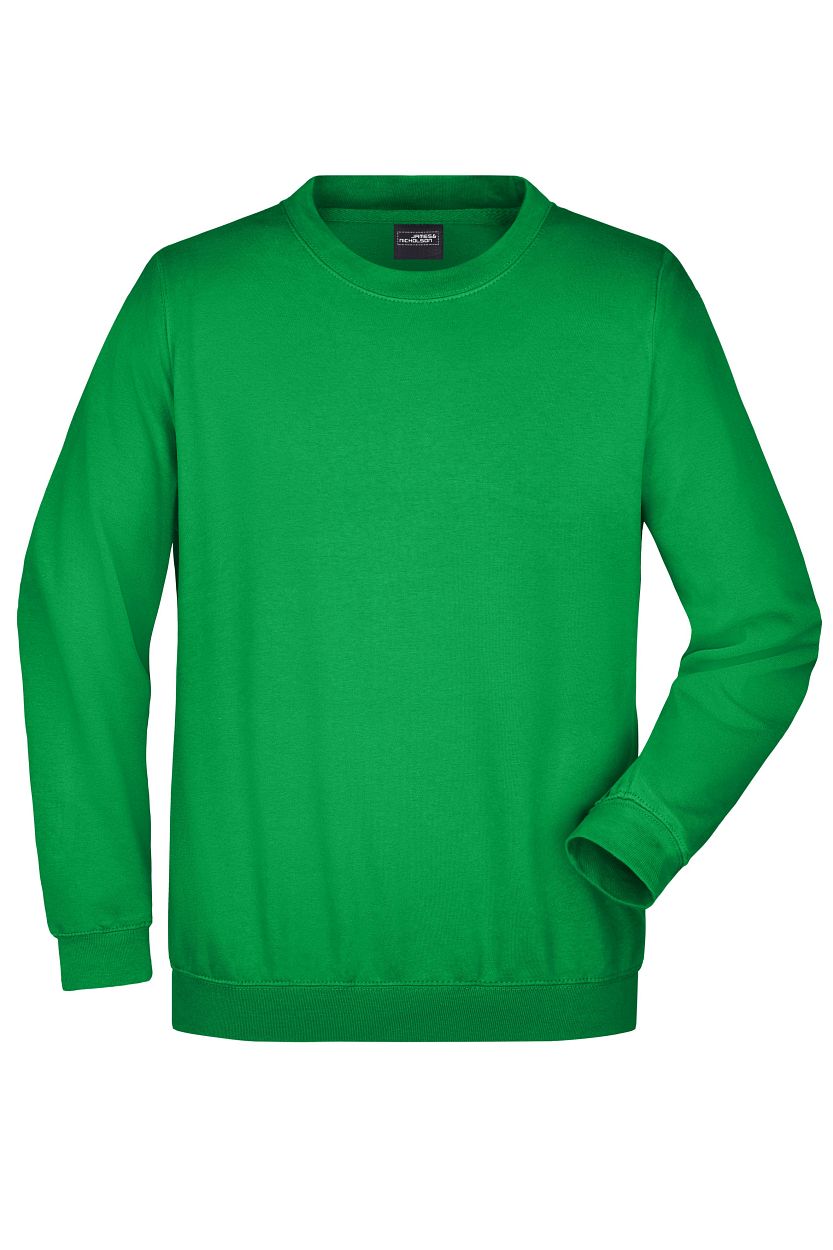 Round-Sweat Heavy "JN040" in Fern-Green, Größe 5XL - Daiber