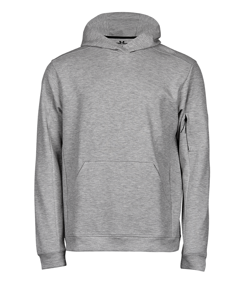 Athletic Hooded Sweat in Heather Grey, Größe 3XL von Tee Jays