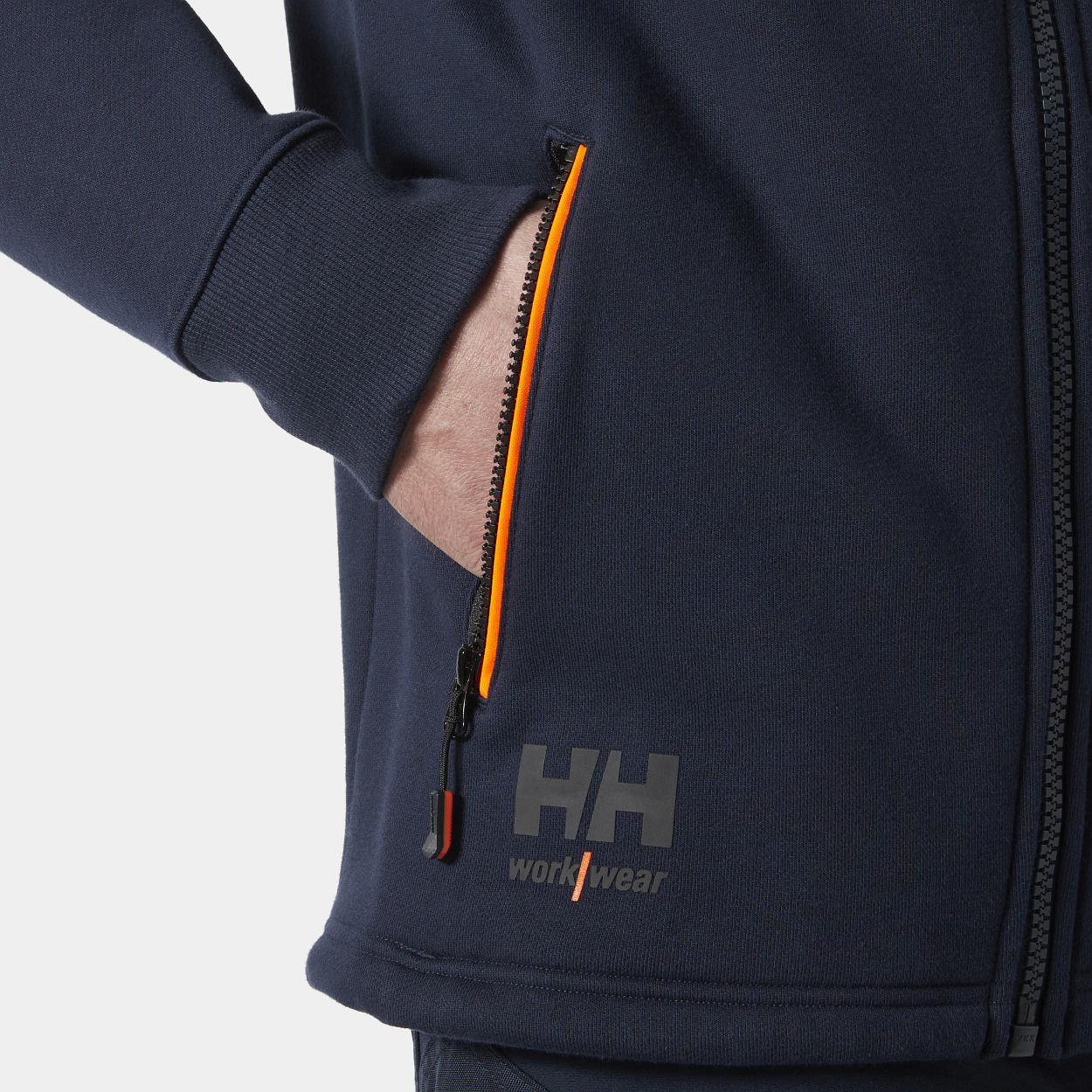 CHELSEA Evo Zip Hoodie "79197" in NAVY, Größe 4XL - Helly Hansen Workwear