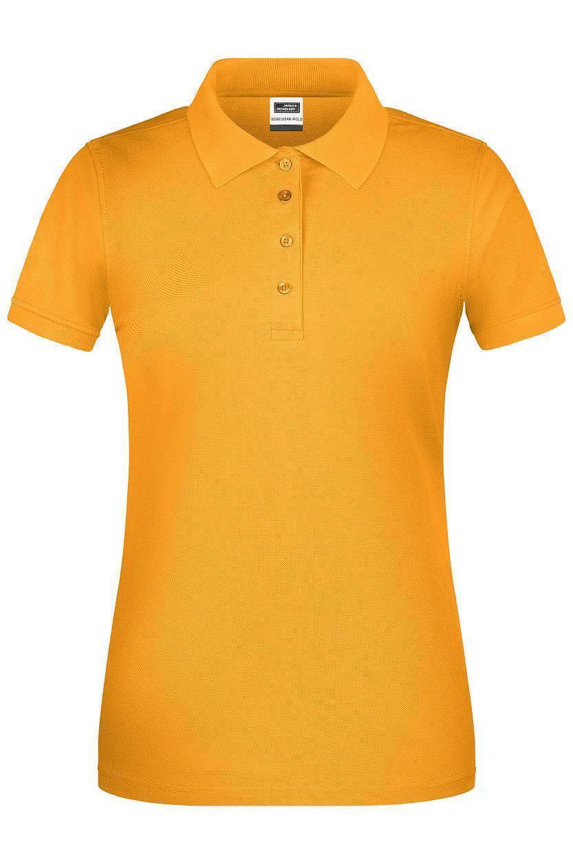 Ladies' ORGANIC Workwear Polo OCS Blended "JN873" in Gold-Yellow, Größe 4XL - Daiber