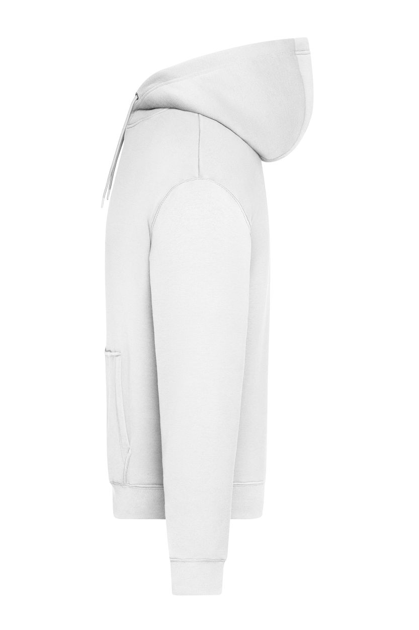 Oversized Sweat Hoody UNISEX OCS Blended & RCS "8052" in White, Größe 3XL - Daiber