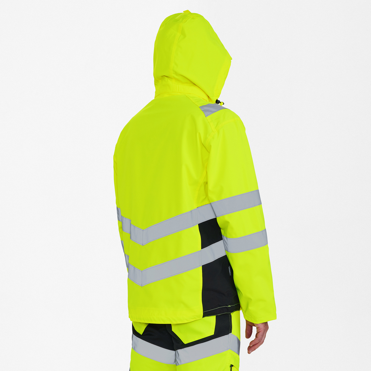ENGEL Safety Shelljacke in Gelb/Schwarz, Größe XS