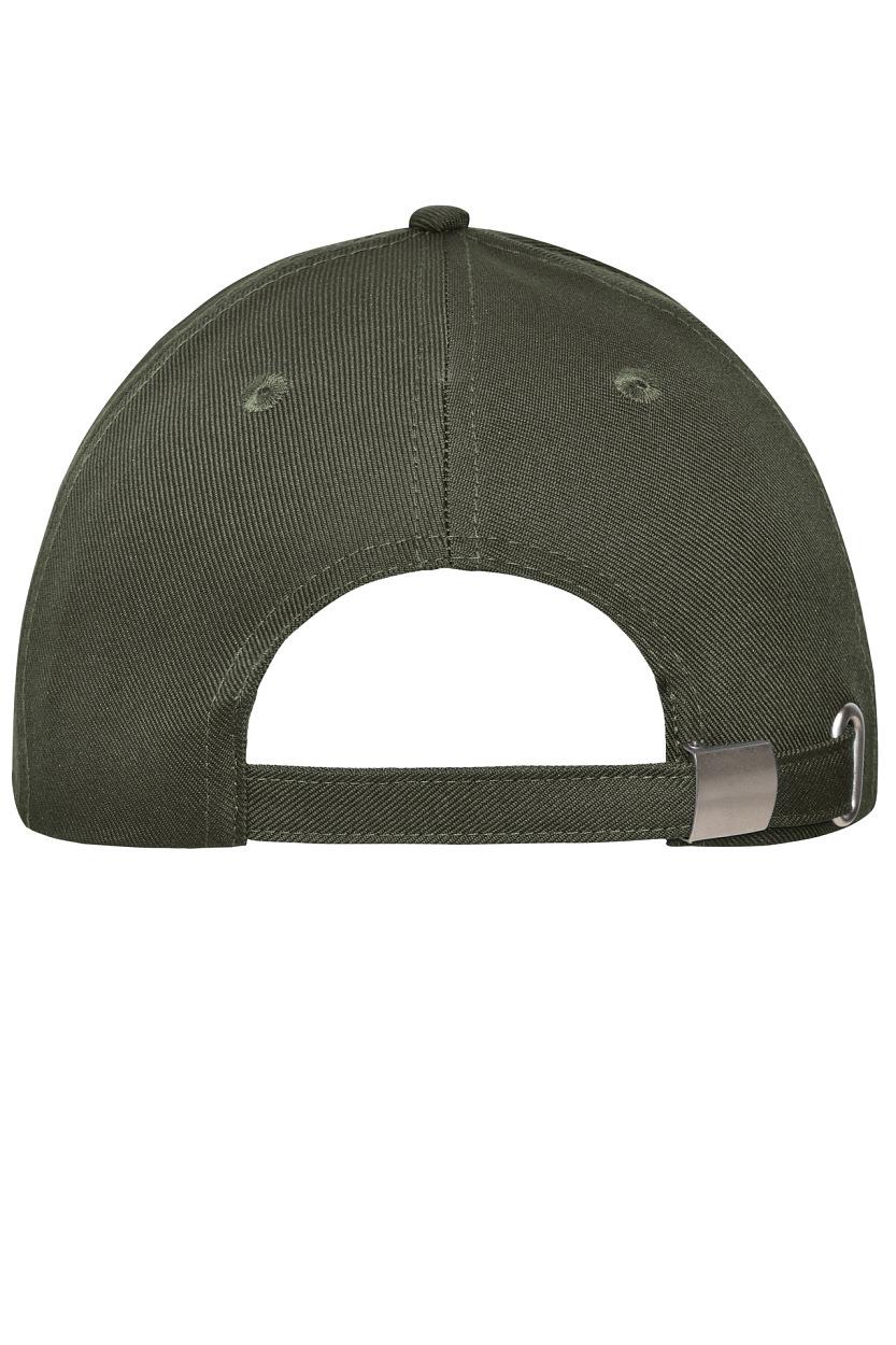 6 Panel Workwear Cap - SOLID "MB6234" in Olive, Größe One Size - Daiber
