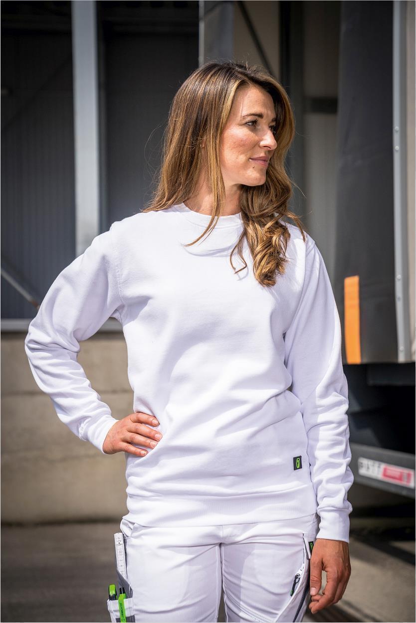 Rundhals-Sweater "Alex" Classic Line Weiß LWSR, Gr. 2XL von Leibwächter