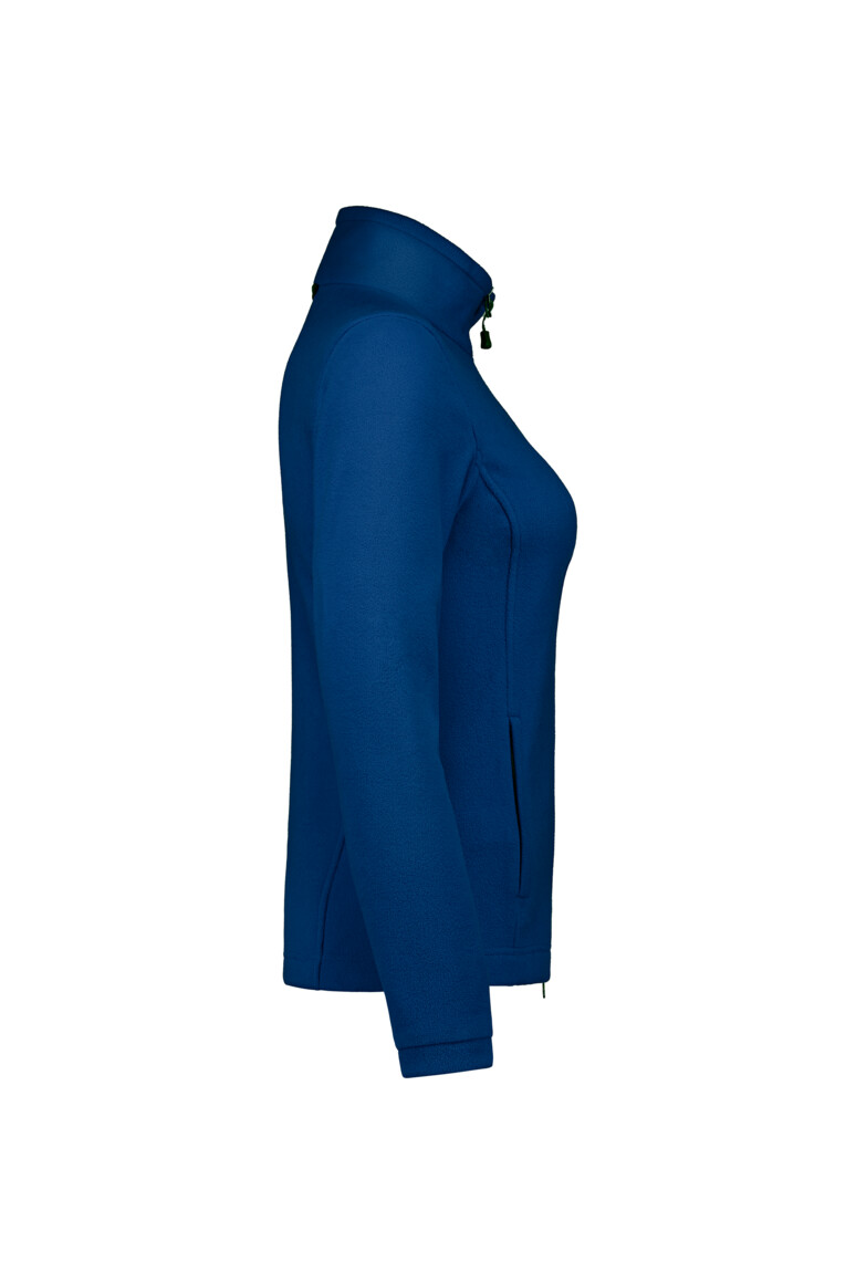 HAKRO 246 Damen Fleecejacke ECO GRS in Royalblau, Größe 6XL