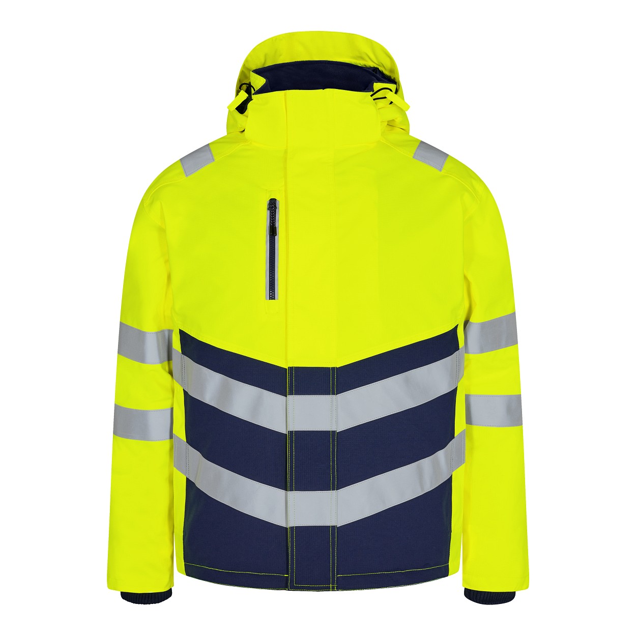 ENGEL Safety Winterjacke in Gelb/Blue Ink, Größe XS