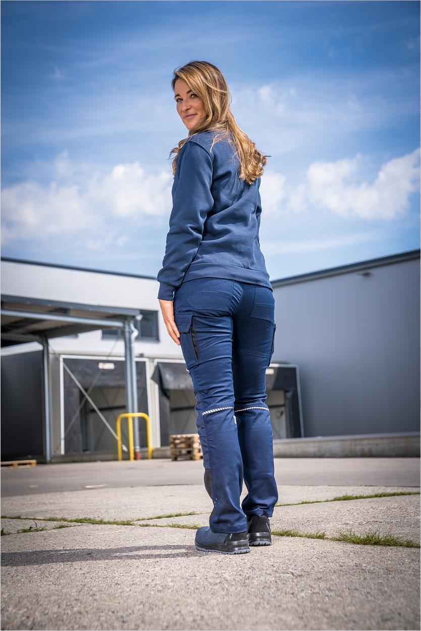 Rundhals-Sweater "Alex" Classic Line Marine LWSR, Gr. 2XL von Leibwächter