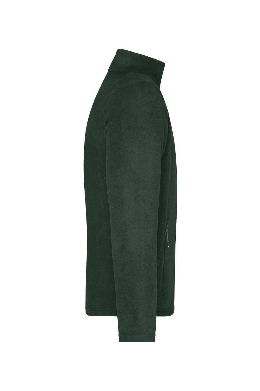 Men's Fleece Jacket "JN782" in Dark-Green, Größe 4XL - Daiber