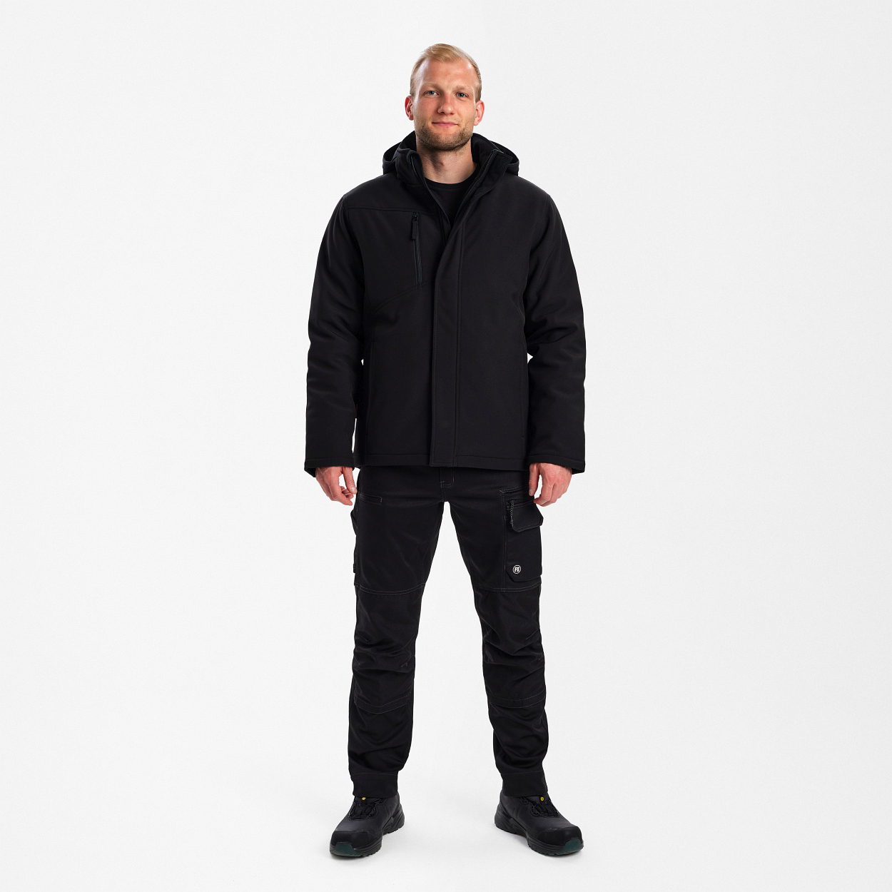 ENGEL Extend Softshell-Winterjacke in Schwarz, Größe XS