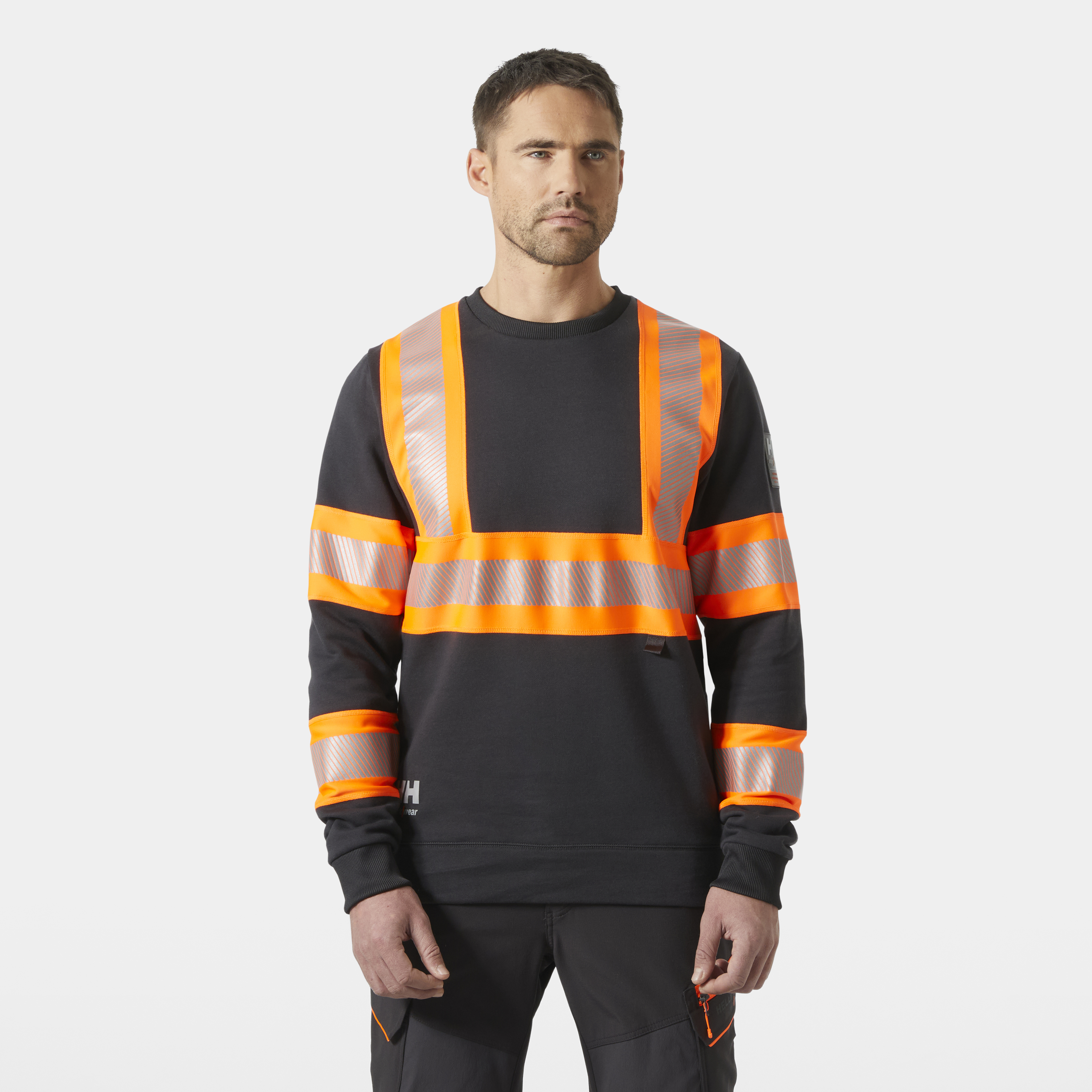 "ICU" Sweatshirt in Orange, Größe 4XL von Helly Hansen Workwear