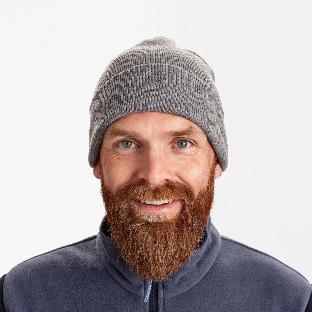 ENGEL Strickmütze in Graumeliert, Größe One size