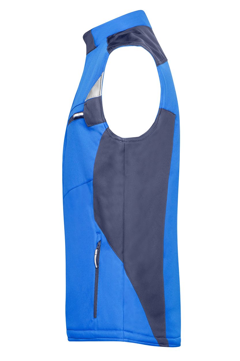 Craftsmen Softshell Vest - STRONG - "JN825" in Royal/Navy, Größe 6XL - Daiber