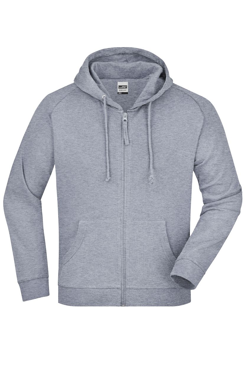 Hooded Jacket "JN059" in Grey-Heather, Größe 3XL - Daiber