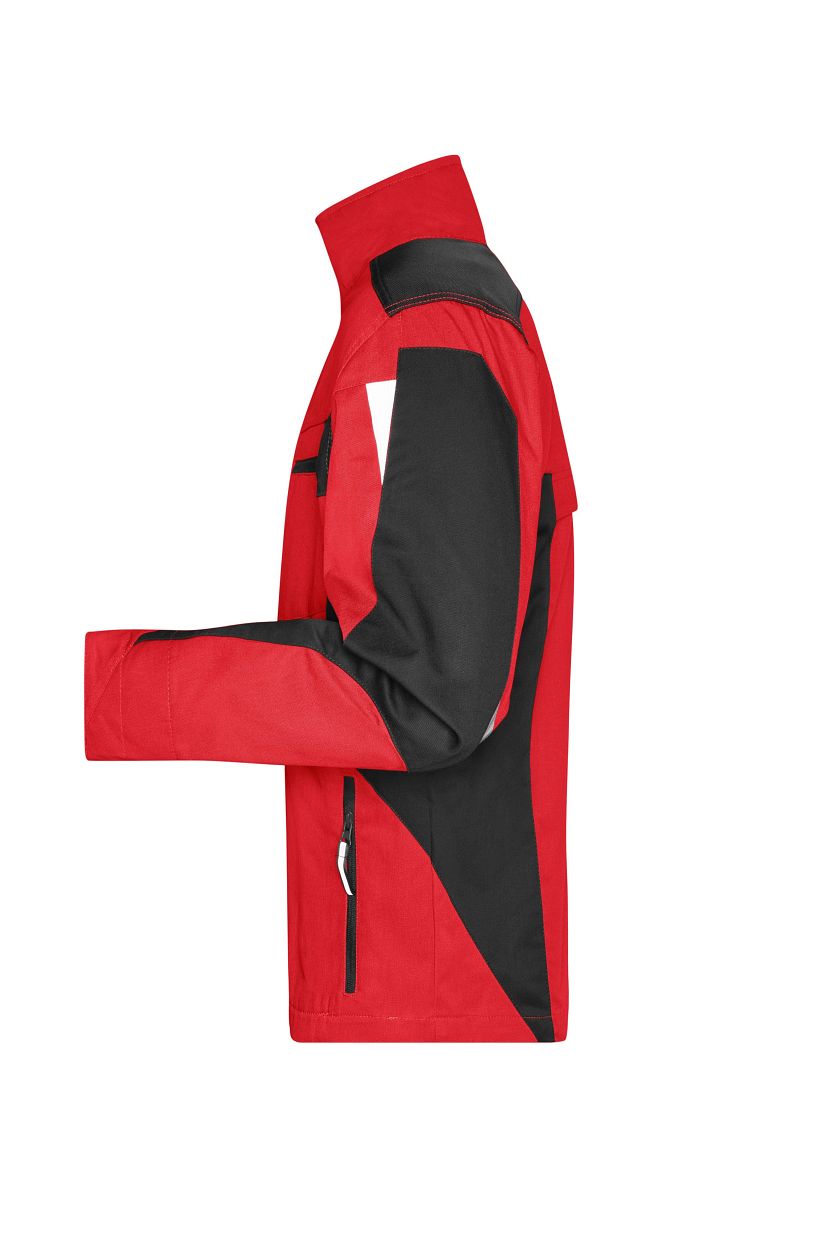 Workwear Jacket - STRONG - "JN821" in Red/Black, Größe 6XL - Daiber