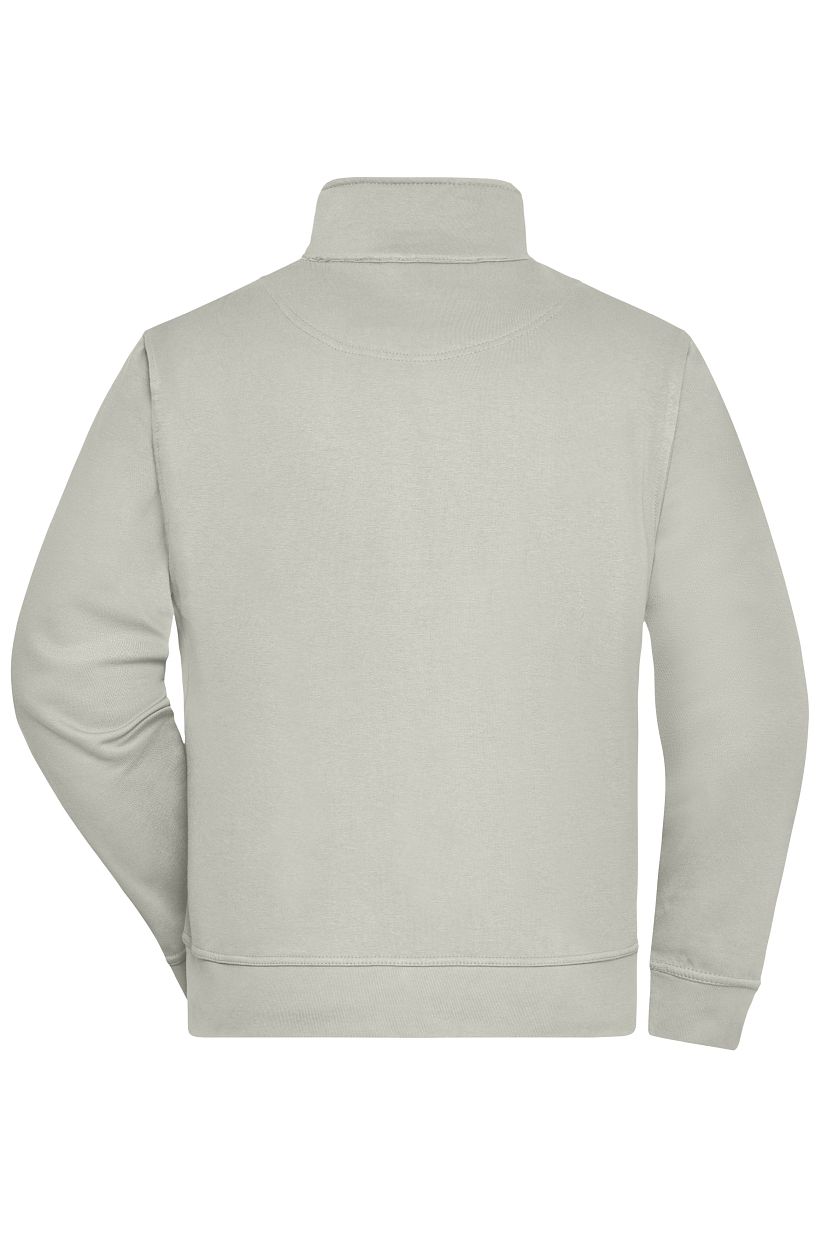 Workwear Sweat Jacket "JN836" in Cement, Größe 6XL - Daiber