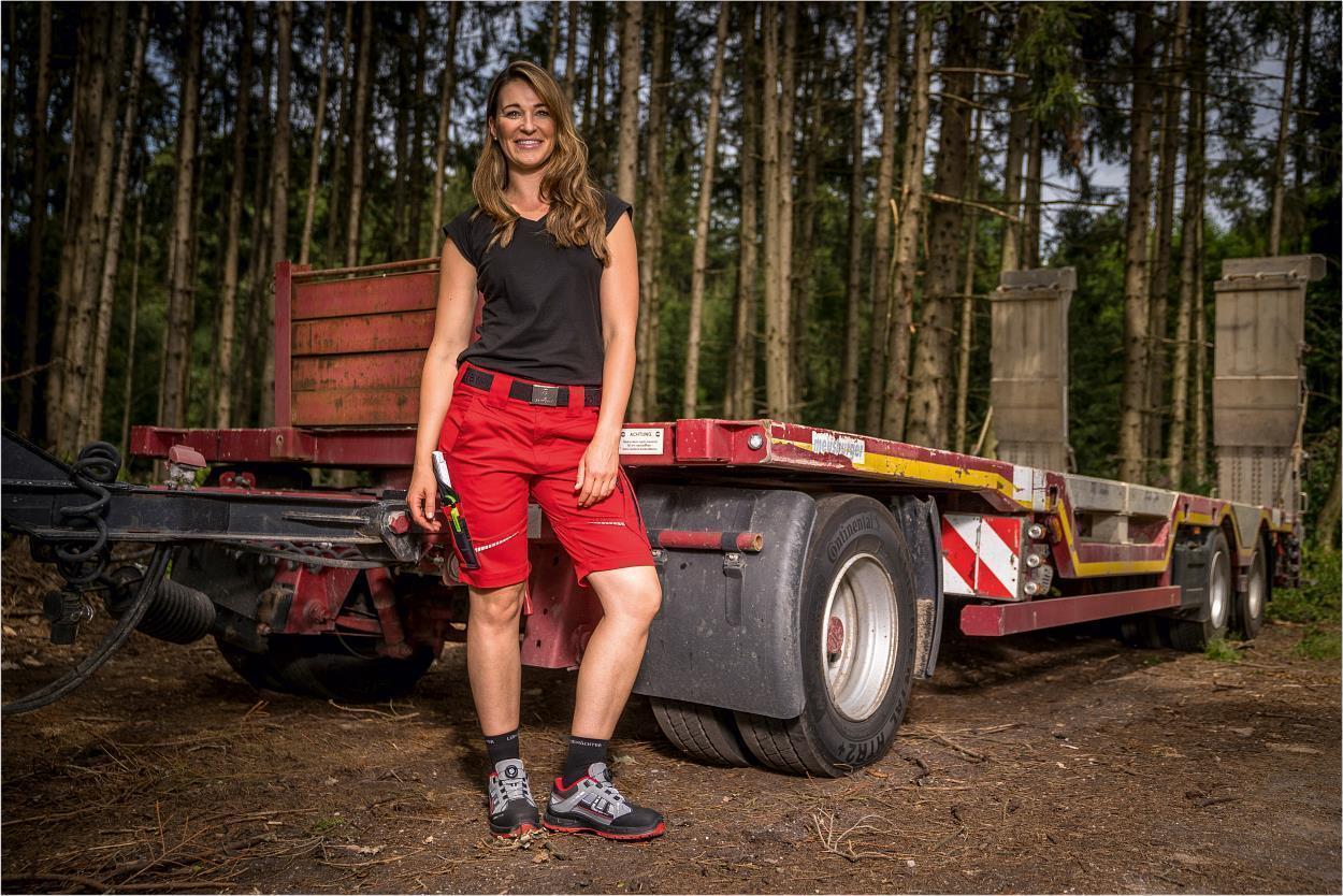 Damen T-Shirt "Lisa" Flex Line Schwarz FLXDT, Gr. 52 von Leibwächter