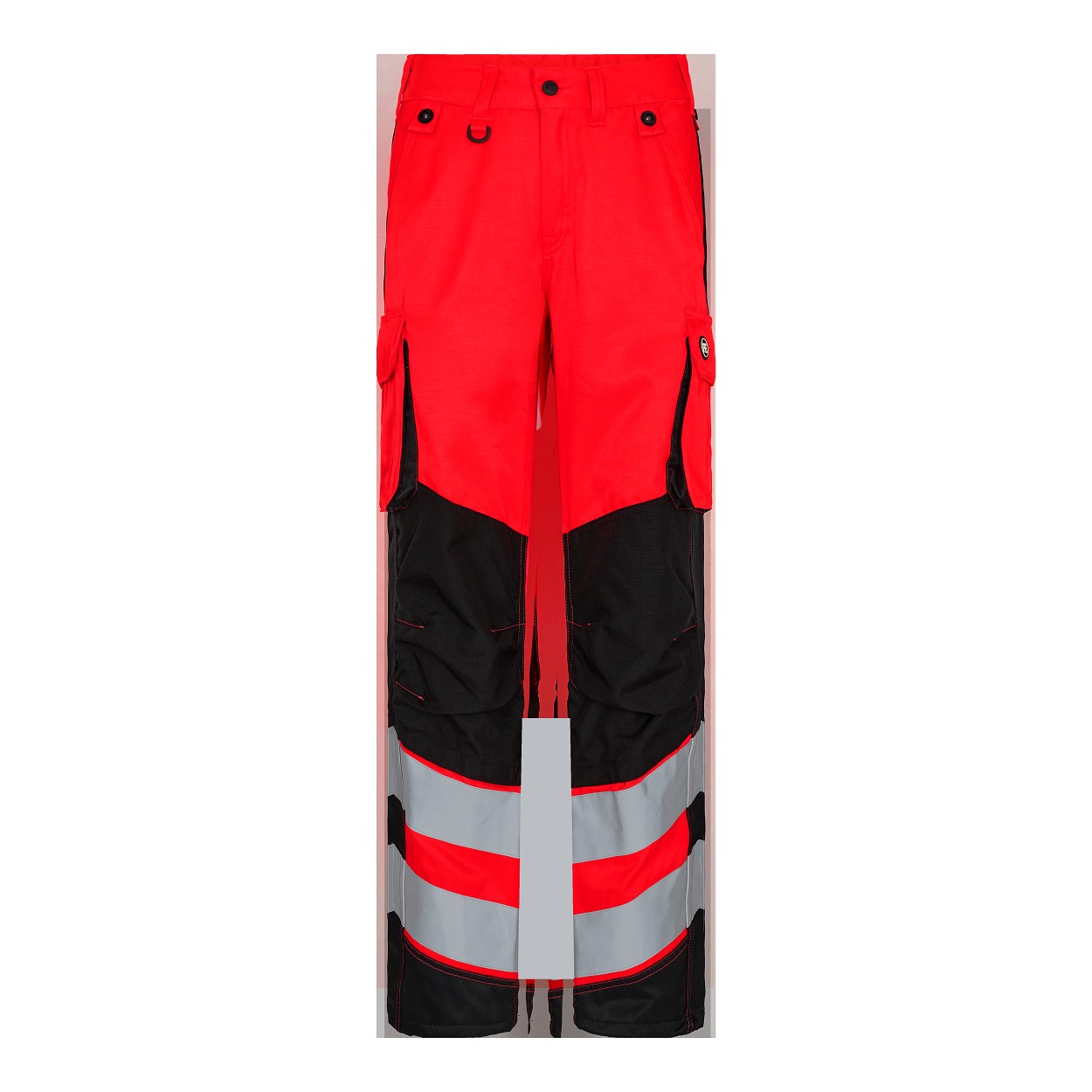 ENGEL Safety Light Damen Arbeitshose in Rot/Schwarz, Größe 48