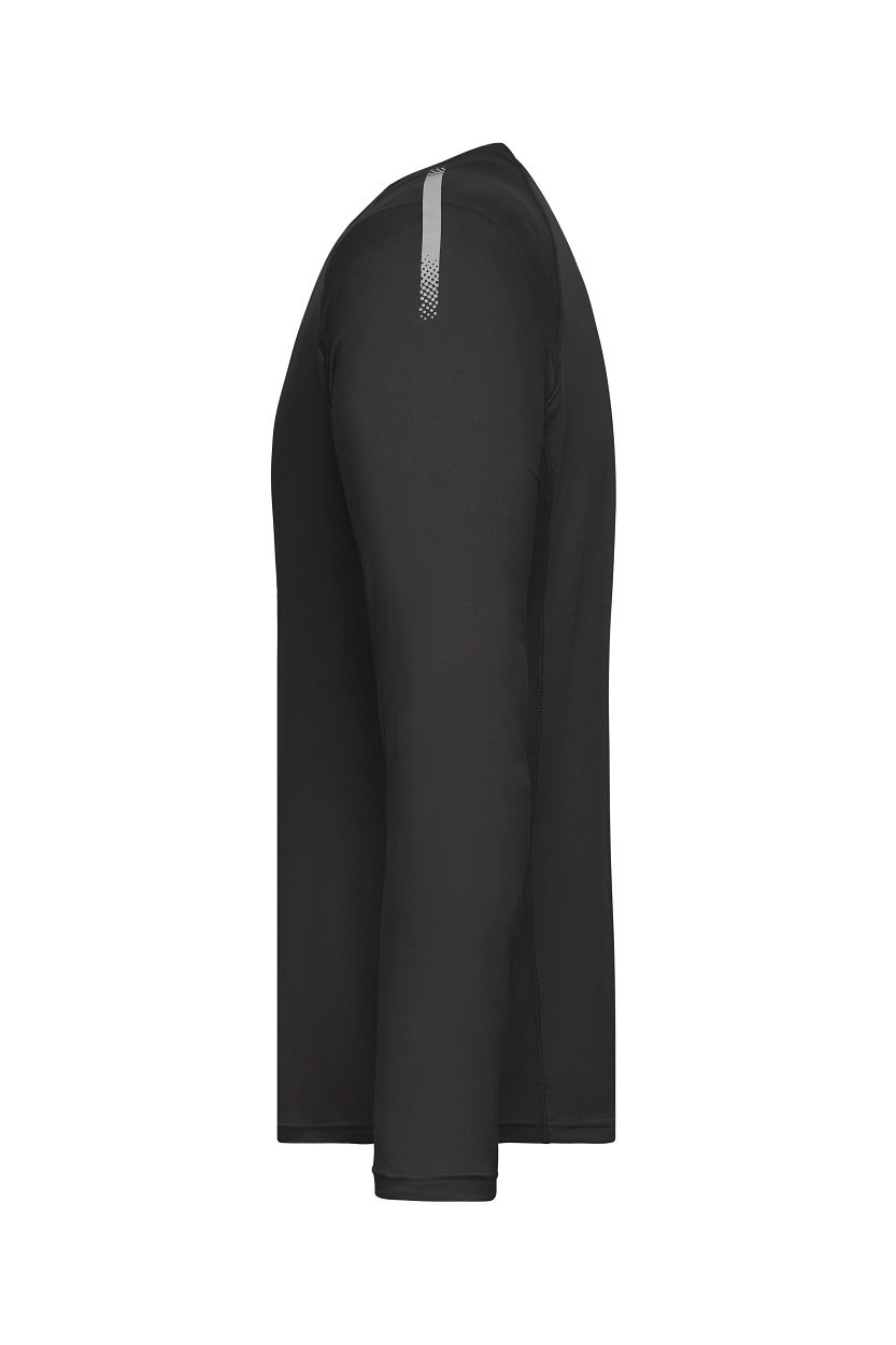 Men's Sports Shirt Long-Sleeved GRS "JN522" in Black, Größe 3XL - Daiber