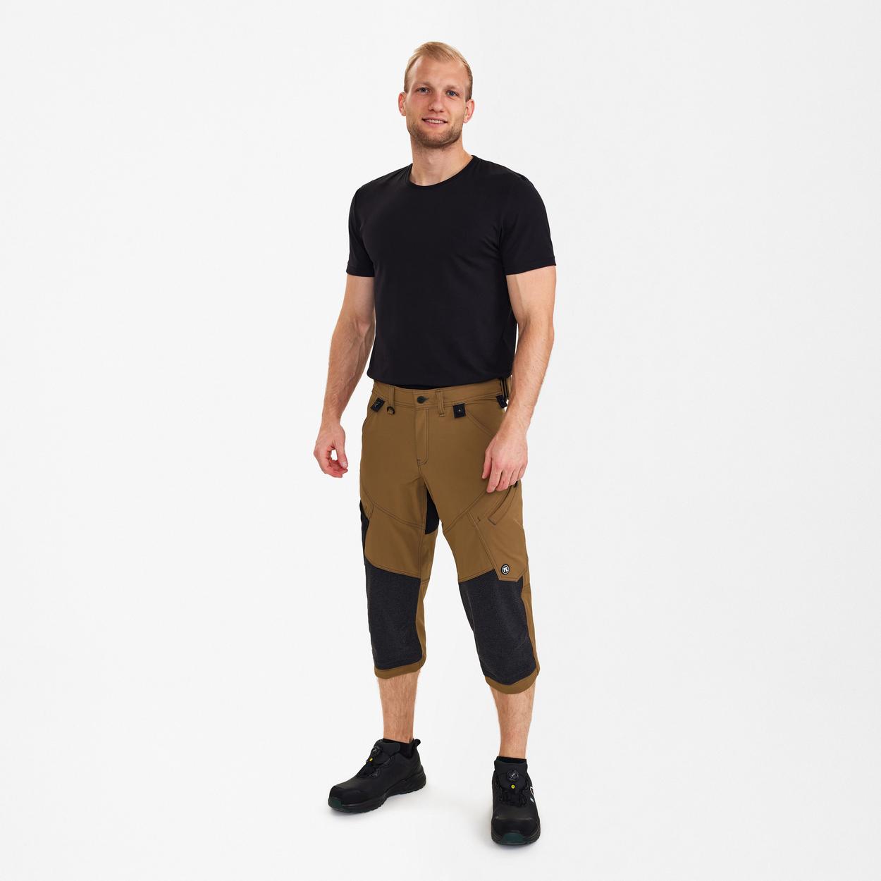 ENGEL X-treme 3/4-Hose mit 4-Wege-Stretch in Toffee Brown, Größe 54
