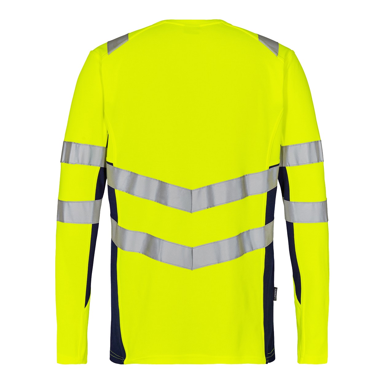 ENGEL Safety Langarm-Shirt in Gelb/Blue Ink, Größe XS
